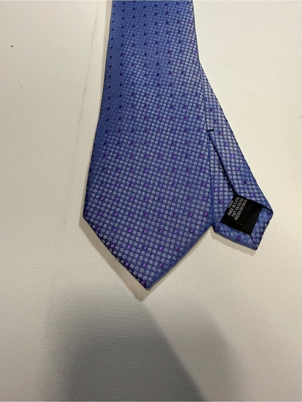 Van Heusen Purple-Blue Microdot Silk Tie